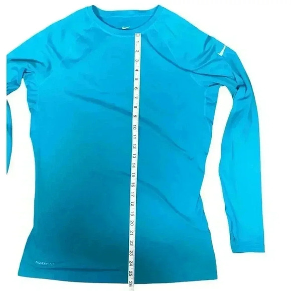 Nike Pro Combat Dri-Fit Fitted Blue Fleece Lined Therma-Fit Size XL NWOT - Picture 9 of 13